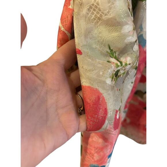 CYNTHIA STEFFE Presley Floral Fit And Flare Jacquard Pink Peony Dress Size 6 - Picture 5 of 9